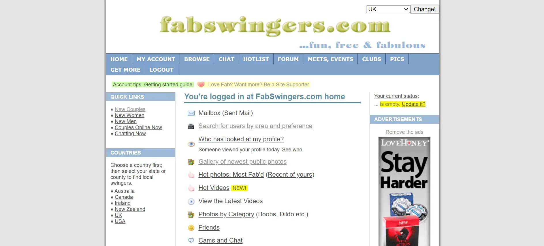 FabSwingers UK Review